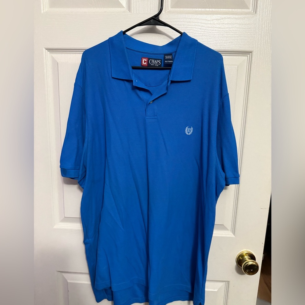 Chaps Men's Vibrant Blue Polo Shirt